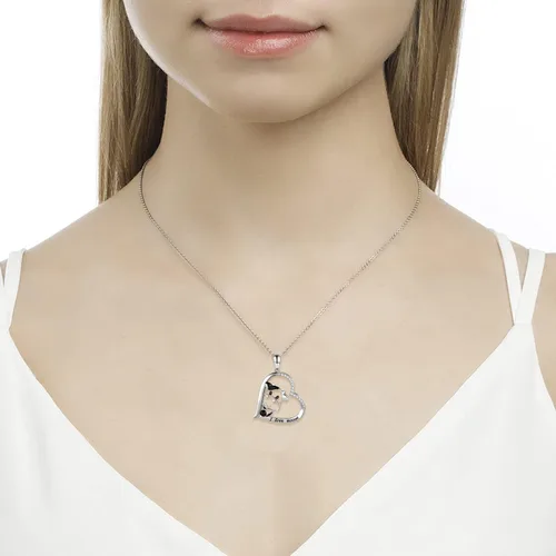 Miniatura 4 de Collar de vaca de plata de ley 925 con colgante de vaca, joyería con estampado de vaca para mujer, regalos de cumpleaños