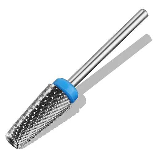 Miniatura 9 de Broca de carburo de tungsteno 5 en 1, broca de uñas electrónica de barril cónico para uñas de gel acrílico, eliminación de forma de uñas doble