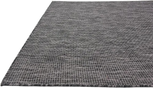 Miniatura 6 de Unique Loom Collection Alfombra de Área Plana Casual de Transición Sólida Jaspeada para Interiores/Exteriores