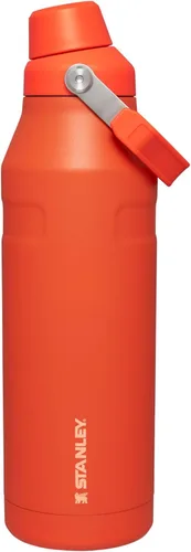 Miniatura 73 de Stanley IceFlow - Botella de agua de flujo rápido, tapa de boquilla en ángulo, ligera y a prueba de fugas para viajes y deportes, acero inoxidable