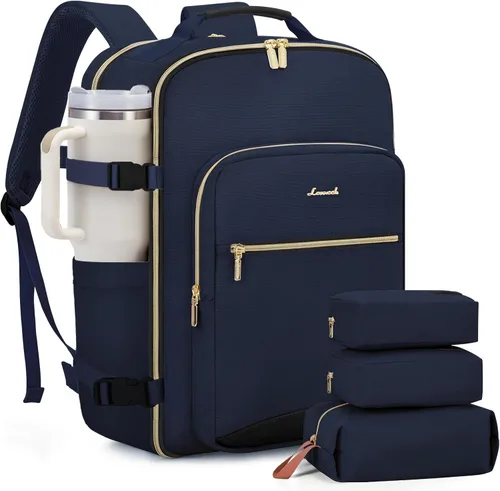 Miniatura 16 de LOVEVOOK Mochila de viaje para llevar a bordo, Mochilas de viaje
