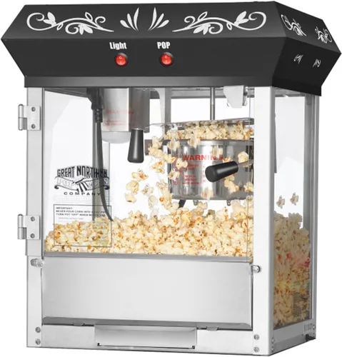 Great Northern Popcorn Black - Palomitas de maíz estilo cine antiguo, 6 onzas, color negro