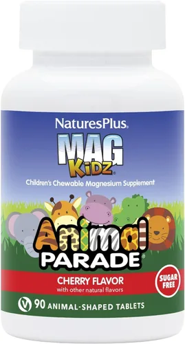 Miniatura 4 de Natures Plus - 90 Masticables Animal Parade MagKidz – Libre de azúcar, 1, 90