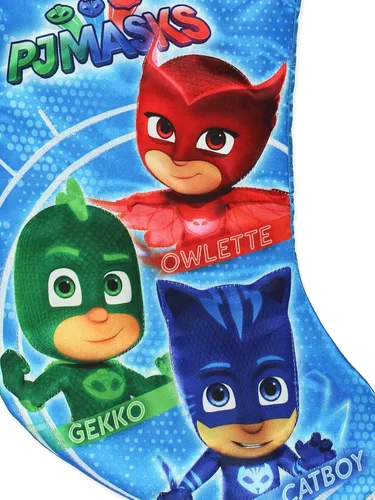 Miniatura 5 de EONE PJMasks - Calcetines de 17 pulgadas Owlette Gekko Catboy Saint Nick