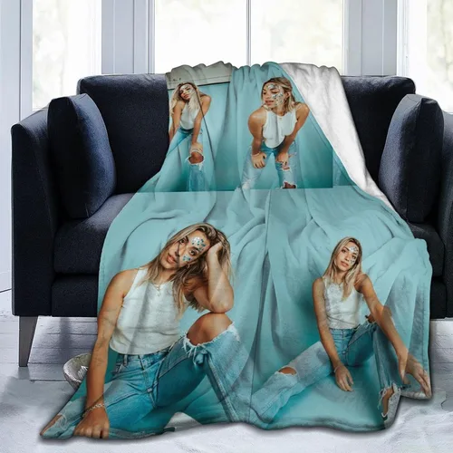 Miniatura 21 de HooSo Manta Personalizada para Cama con Fotos y Texto, Mantas Personalizadas con Collage de Fotos para Regalo de Cumpleaños Familiar y Boda, Collage