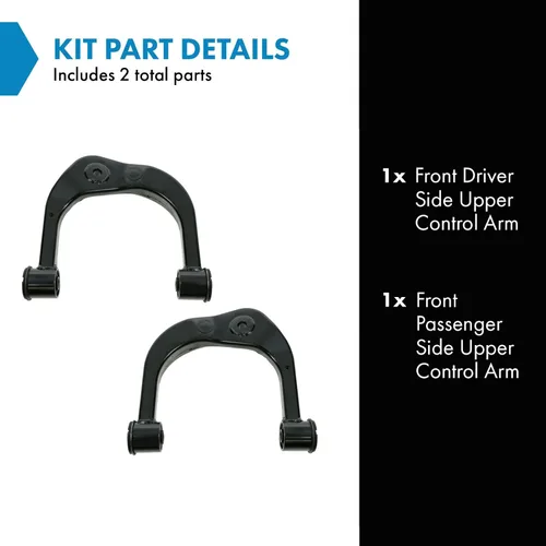 Miniatura 2 de TRQ Juego de brazo de control superior delantero para el lado del conductor y del pasajero compatible con Toyota Tacoma 1995-2004