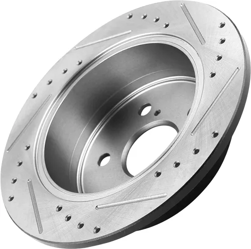 Miniatura 2 de Rotores de freno trasero de 11.063 in de 11.06 pulgadas, repuesto de disco de freno ranurado para Lexus Toyota ES300h ES350 AVALON Camry Kits