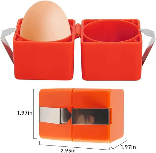 Miniatura 3 de Abridor de huevos y cubos de huevos, herramienta fácil y segura para galletas de huevos, separador de huevos y cortador de cáscara, divisor
