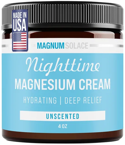 Miniatura 9 de Crema de Magnesio – Loción de Magnesio Nocturna – Aplicar en Piernas, Glúteos, Brazos o Pecho – Cloruro de Magnesio Tópico – Fabricado en EE. UU.