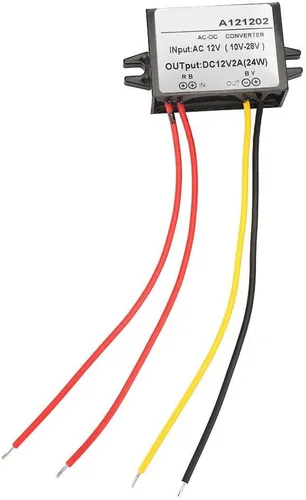 Miniatura 2 de Convertidor de voltios reductor: CA 10-28V a CC 12V (2A)