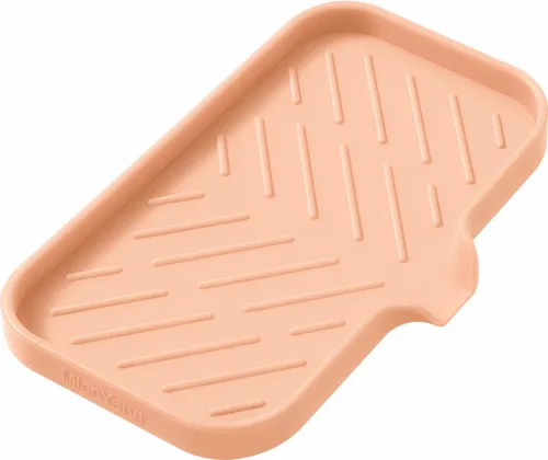 Miniatura 60 de MicoYang Jaboneras de Baño de Silicona con Boquilla de Drenaje - Organizador de Fregadero de Baño y Cocina, Soporte para Esponja, Bandeja de Jabón