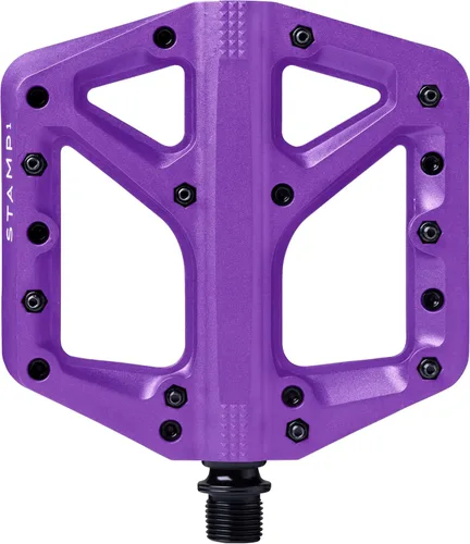 Miniatura 47 de Crankbrothers Stamp Pedales Planos MTB - Pedales de Bicicleta Ligeros, Versátiles y Duraderos de Tamaño Específico Púrpura