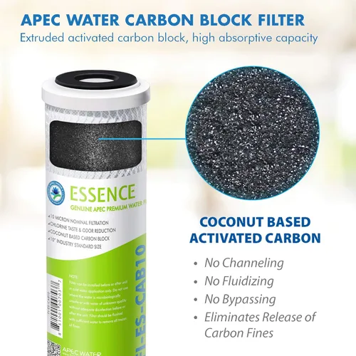 Miniatura 6 de APEC - JUEGO DE FILTROS - Repuesto de alta capacidad, juego de prefiltros para sistema de filtro de agua de ósmosis inversa serie ESSENCE, etapa 1