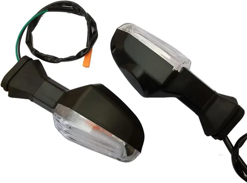 Miniatura 2 de 1 par de luces intermitentes de lentes transparentes compatibles con KAWASAKI VERSYS 650 ABS 2017 (KLE650FHF)