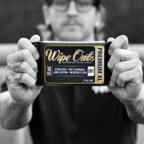 Miniatura 8 de Wipe Outz Toallas de tatuaje extragrandes DRY – Toallitas de tatuaje prémium para durante el tatuaje y el cuidado posterior, cuidado posterior