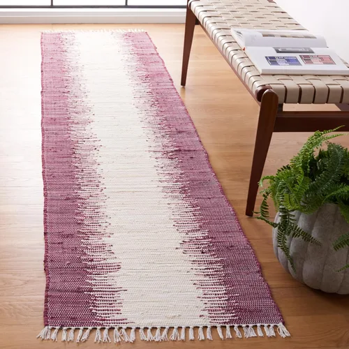 Miniatura 14 de Alfombra de algodón tejido a mano, color azul. Colección Montauk MTK751A, de Safavieh, Algodón, Azul