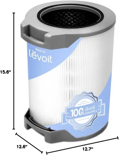 Miniatura 5 de LEVOIT LV-H134 Filtro de repuesto, filtros purificadores de aire auténticos, carbón activado de alta eficiencia para eliminar humo, olor, alérgenos