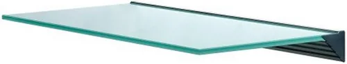 Miniatura 8 de LTL Home Products GL9020CLKIT Wallscapes Glacier Kit de estante de pared de vidrio flotante, 8 x 36 pulgadas, vidrio transparente