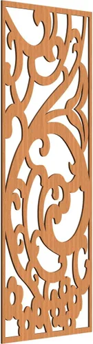 Miniatura 142 de Bridgewater - Paneles de pared decorativos de madera con calado, 9 3/8 pulgadas de ancho x 24 3/8 pulgadas de alto x 1/4 de alto, nogal