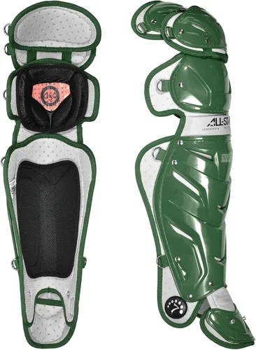 Miniatura 29 de All-Star Adult System 7 - Protector de piernas, recortado gris, corto de 15.5 pulgadas de longitud
