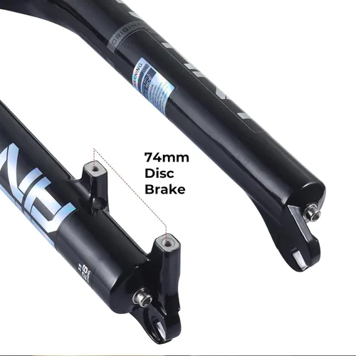 Miniatura 5 de Horquilla de suspensión de aleación de magnesio para bicicleta de montaña de Bosy, 26/27.5/29 pulgadas, dirección cónica y horquilla delantera recta