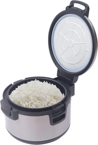 Calentador de arroz comercial de 100 tazas de 20 cuartos de galón, calentador de alimentos eléctrico para restaurante 110 V 100 W con función