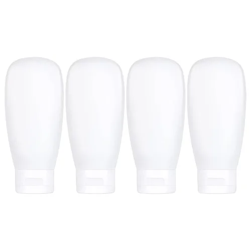 Miniatura 8 de Conjunto de botellas de viaje aprobadas por la TSA para artículos de tocador, kit de contenedores de tamaño de viaje 4 paquetes portátiles a prueba