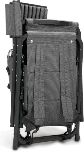 Miniatura 7 de Picnic Time Fusion – Silla plegable, Gris/Negro Gris Oscuro con Acentos Negros