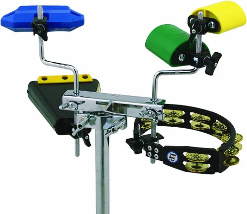 Miniatura 2 de Latin Percussion LP472 LP Mini Everything Rack and Latin Percussion Jam Block, alto, azul (LP1205)