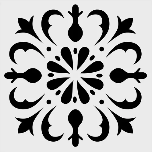 Miniatura 7 de Plantillas de pared para pintar con patrón grande de 12 x 12 pulgadas, plantillas de suelo grandes reutilizables, plantillas de azulejos simples NS14