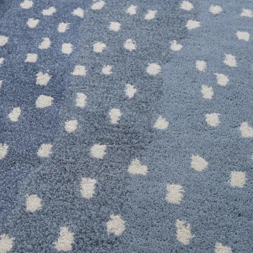 Miniatura 7 de Restoration and Renovation Alfombras y alfombras de lana 100% hechas a mano contemporáneas de animales de azul antílope y cebra (azul, 2' x 3')