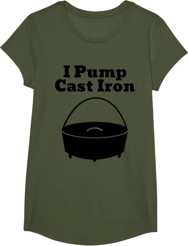 Miniatura 92 de I Pump - Camiseta de hierro fundido para cocinar al horno holandés