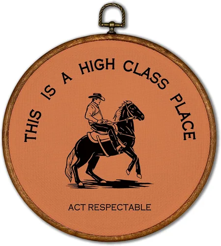Miniatura 9 de KSDUT Arte de Pared Occidental de Vaquero Ágata Verde - Arte de Pared Preppy Moderno del Suroeste en Lienzo con Marco Colgante, Arte de Pared