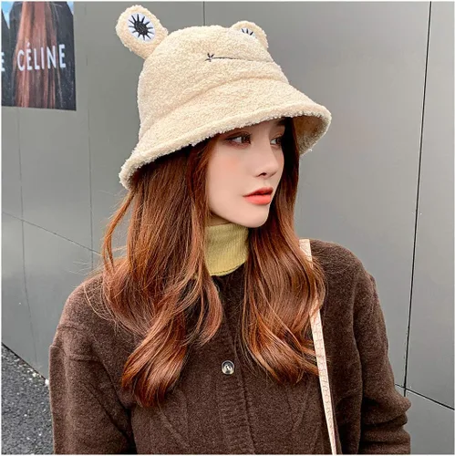 Miniatura 5 de Haoohu Gorra de algodón para adultos, diseño de rana, sombrero de sol para fiesta de disfraces