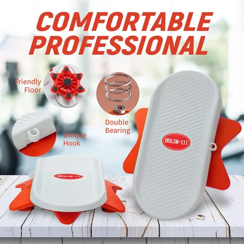 Miniatura 4 de Tabla giratoria de abdominales, tabla de ejercicios Twister, ejercicio de disco de torsión de cintura, ejercicio de tabla de abdominales, Naranja