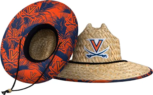 Miniatura 91 de FOCO - Sombrero de paja con logotipo de equipo universitario de NCAA y estampado floral para hombre TEAM LOGO