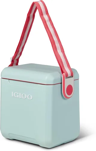 Miniatura 11 de Igloo Tag Along Too Coolers Enfriador de estilo picnic de carcasa dura aislada Cofre de hielo rodante Mist