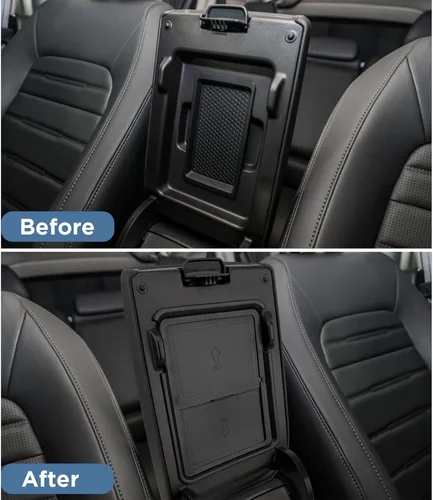 Miniatura 3 de Organizador de consola central de 3 piezas compatible con accesorios Honda CRV 2023-2026, caja de almacenamiento de cajón oculto del reposabrazos