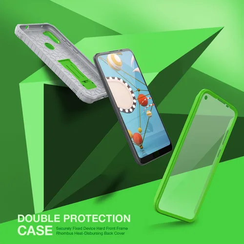 Miniatura 6 de FITO - Funda para Samsung Galaxy A11, durable, resistente a los golpes, con protector de pantalla y soporte integrado