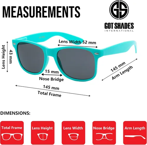 Miniatura 6 de Got Shades Wholesale Bulk Unisex 80's Retro 100% UV Sunglasses for Adults - 10 Pack - wFlex Hinges