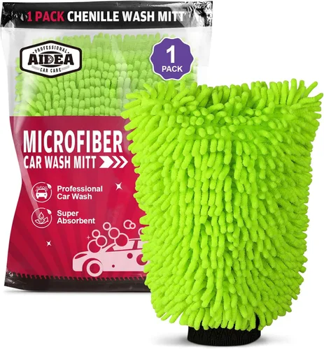 Miniatura 18 de AIDEA Manopla de Lavado de Coche de Microfibra-2PK, Sin Rayones y Sin Pelusas, Manopla de Lavado de Microfibra Chenille Premium-Azul Tamaño Regular