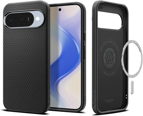 Miniatura 13 de Spigen Funda para Pixel 10 Pro XL, Liquid Air MagFit (2025) [diseñada para Pixelsnap, compatible con accesorios MagSafe] - Verde abismo