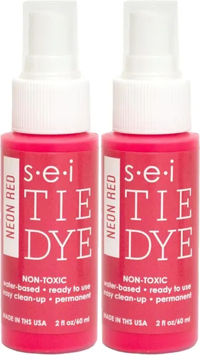 Miniatura 58 de S.E.I. Botella de spray de teñido anudado de caléndula: 2 oz. Spray de tinte de tela no tóxico, tinte permanente para ropa DIY, One Step