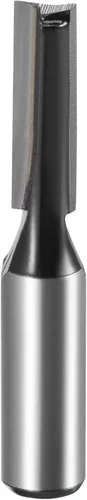 uxcell Broca inferior del router de la limpieza de la caña del diámetro de 19.7 ft m 26.2 ft m, cortador inclinado carburo de 2 flautas sin