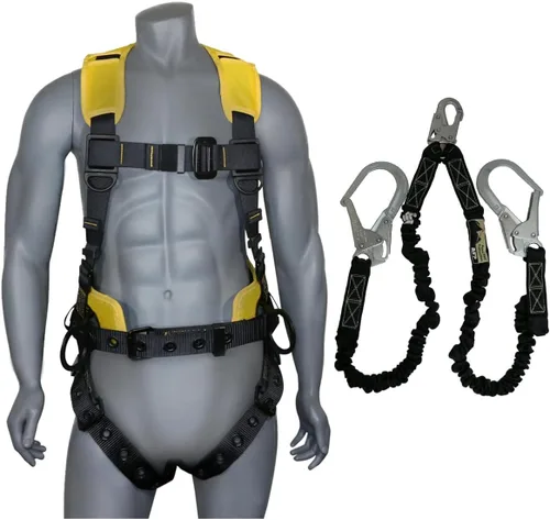 Miniatura 35 de Kit de arnés de protección contra caídas cómodo AFP Demon – Arnés de seguridad de cuerpo completo OSHA/ANSI PPE para trabajo de construcción