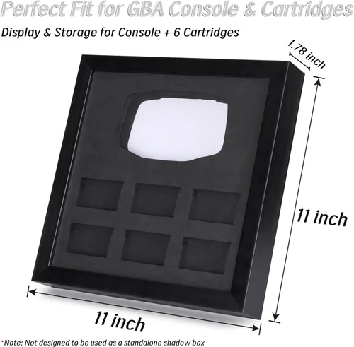 Miniatura 2 de Marco de Visualización Compatible con Consola de Juego Nintendo Game Boy Advance – Estuche de Almacenamiento y Visualización para Consola GBA y 6