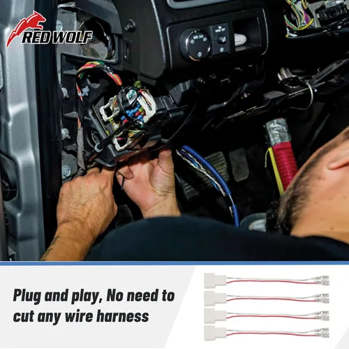 Miniatura 5 de RED WOLF Arnés de cableado de altavoz para Honda 1997-2017 Civic Accord Odyssey, Acura 1986-2010 Integra TSX Instalar Aftermarket Puerta delantera