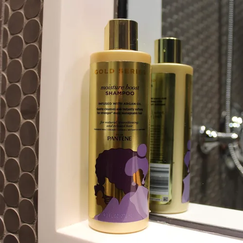 Miniatura 9 de Pantene ProV Gold Series Boost, champú de humedad, 9.1 onzas líquidas