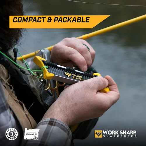 Miniatura 8 de Work Sharp Afilador de cuchillos portátil de bolsillo y para caza, WSGPS-W