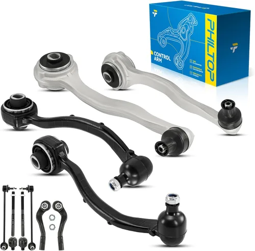 Miniatura 159 de PHILTOP Kit de suspensión delantera de 10 piezas, brazos de control inferiores con juntas de bola, eslabones de extremo de barra estabilizadora